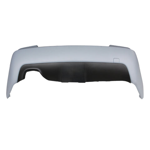 03-10 BMW E60 M-Tech Style Rear Bumper with Twin Muffler Single Outlet