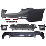 17-18 BMW G30 5 Series M-Tech Rear Bumper - PP