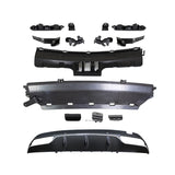 15-18 Benz W205 C63 AMG Style Rear Bumper Conversion