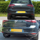 15-16 Volkswagen Golf 7 Rear Bumper Diffuser (OO---)