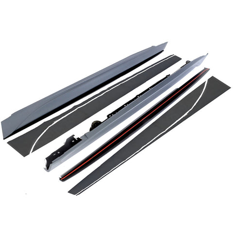 12-Up BMW F30 Side Skirt Performance Style