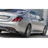 17-19 Mercedes Benz W222 S550 S600 AMG Style Side Skirt Extensions