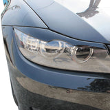 06-11 BMW E90 Sedan Front Headlight Eyebrow Eyelid Cover ABS