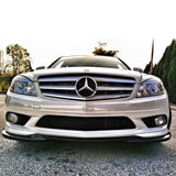 08-11 Benz C Class W204 Sedan AMG Front Bumper Lip Carbon Fiber