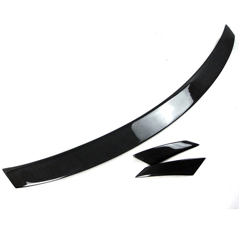 08-14 Mercedes Benz W204 B Style Trunk Spoiler - Carbon Fiber