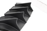 15-22 Dodge Challenger Rear Bumper Diffuser Lip & V4 Shark Fin - Matte Black