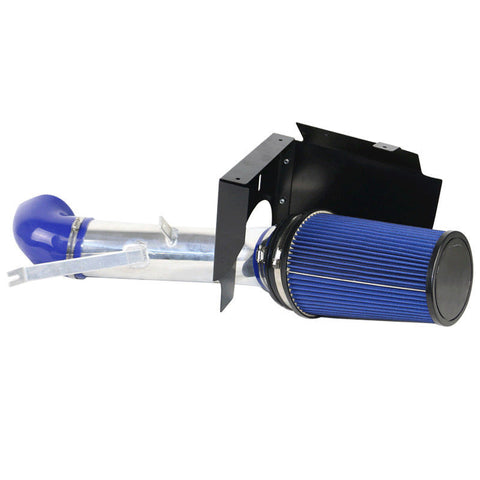 GMC Chevy V8 4.8L 5.3L 6.0L Heat Shield Cold Air Intake System Blue Filter