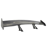 56" Inch GT Style Racing Race Drag Trunk Spoiler Wing - 3D Carbon Fiber CF