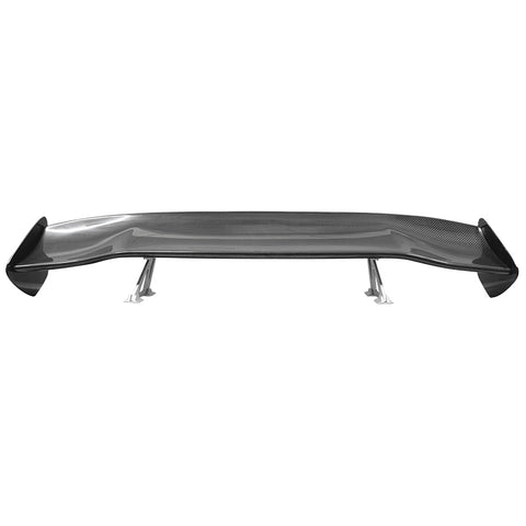 Universal Fit 56" Inch GT Style Racing Trunk Spoiler Wing - 3D Carbon Fiber