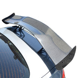Universal 57 Inch 3D Carbon Fiber GT Trunk Spoiler Wing Adjustable Deck