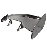 57 Inch GT Style Adjustable ABS Glossy Black Rear Trunk Spoiler