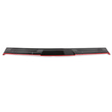 18-19 Honda Accord IK Style Roof Spoiler - Gloss Black & Red Lip ABS