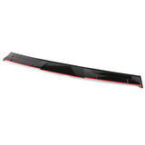 18-19 Honda Accord IK Style Roof Spoiler - Gloss Black & Red Lip ABS