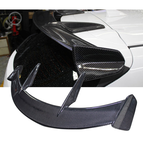 14-17 Mazda 3 5Dr Hatchback KS Style Rear Roof Spoiler Wing - Carbon Fiber
