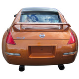 03-08 Nissan 350Z Coupe Rear Window Visor Roof Spoiler - Carbon Fiber Print