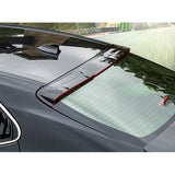 18-22 Toyota Camry V2 Style Roof Spoiler - Gloss Black & Red lip ABS