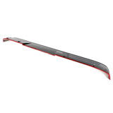 18-22 Toyota Camry V2 Style Roof Spoiler - Gloss Black & Red lip ABS