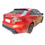 20- Toyota Corolla Sedan IK Style Top Roof Spoiler Wing - Carbon Fiber Look