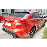 20- Toyota Corolla Sedan IK Style Top Roof Spoiler Wing - Gloss Black