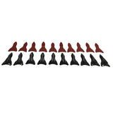 Universal Black Vortex Generator Shark Fin Spoiler Diffuser Jet PP 10Pcs