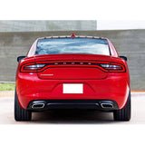 11-20 Dodge Charger IK Style Shark Fin Roof Spoiler Wing - Carbon Fiber Print