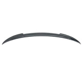 06-11 BMW E90 Sedan M4 Style Trunk Spoiler Wing Carbon Fiber Look - ABS