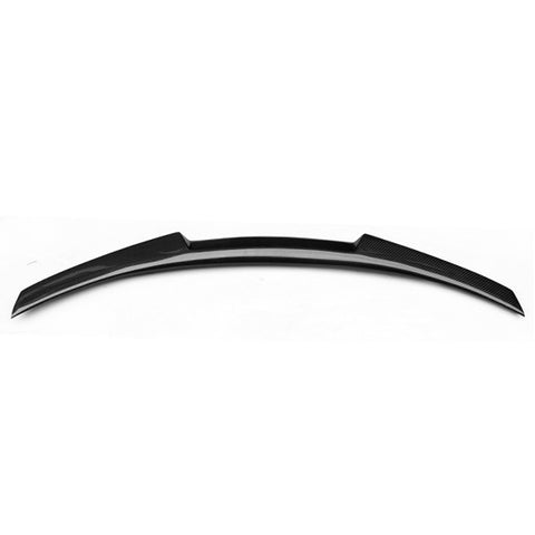07-13 BMW E92 M4 Style Trunk Spoiler Lip Wing - Carbon Fiber