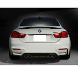 15-20 BMW F82 Coupe M4 Style Trunk Spoiler Wing Carbon Fiber Look - ABS