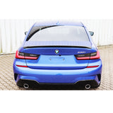 19-20 BMW G20 3 Series M Performance Trunk Spoiler - ABS Matte Black