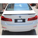 17-19 BMW G30 M Style Trunk Spoiler Deck Lip Wing - Carbon Fiber