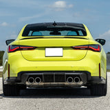 21-23 BMW G22 4 Series G82 M4 Coupe M4 Style Trunk Spoiler - Primer Black ABS
