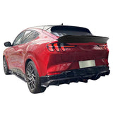 21-23 Ford Mustang Mach-E Duckbill Rear Trunk Spoiler - PP Carbon Fiber Print