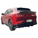 21-23 Ford Mustang Mach-E Matte Duckbill Rear Trunk Spoiler Wing - PP Black