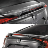16-Up Honda Civic Trunk Spoiler OE Style with LED Brake Light