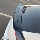 17-21 Honda Civic 10th Hatchback V Style Trunk Spoiler - Carbon Fiber Print