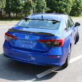 2022- Honda Civic 11th Sedan RS Style Trunk Spoiler ABS - Carbon Fiber Print