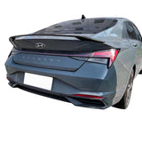 21-23 Hyundai Elantra Sedan Rear Trunk Spoiler Wing - Carbon Fiber Print ABS