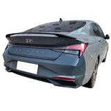 21-22 Hyundai Elantra 4Dr Sedan Rear Trunk Spoiler Wing - Matte Black ABS