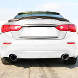 14-19 Infiniti Q50 Japanese Style Trunk Spoiler Wing - Forged Carbon Fiber