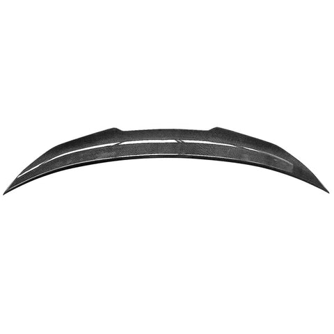 14-20 Infiniti Q50 PSM Style Rear Trunk Spoiler - Carbon Fiber Print ABS
