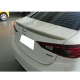 14-18 Mazda 3 4Dr Sedan Flush Factory Trunk Spoiler Matte Black
