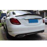 15-18 Mercedes Benz W205 Coupe Trunk Spoiler PSM Style - Carbon Fiber