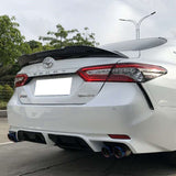 18-22 Toyota Camry Trunk Spoiler - Matte Black Primer ABS