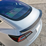17-23 Tesla Model 3 IK Style Trunk Spoiler - Carbon Fiber