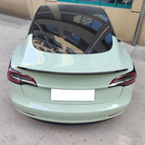 17-23 Tesla Model 3 Sedan 4Dr OE Style Rear Trunk Spoiler Wing - Matte Black