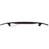 Universal Glossy Black Trunk Spoiler Wing with Brake LED Light ABS