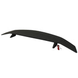 Universal Matte Black 2 Post Trunk Spoiler Wing with 3rd Brake LED Light - ABS