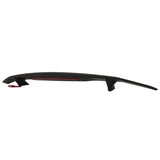 Universal Matte Black 2 Post Trunk Spoiler Wing with 3rd Brake LED Light - ABS