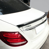 16-18 Mercedes Benz E-Class W213 E43 V Style Trunk Spoiler - Carbon Fiber