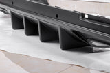 15-22 Dodge Challenger IK Style Rear Diffuser+ IK V1 Shark Fin - Matte Black PP
